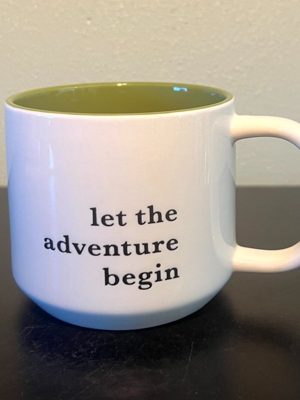 Threshold "LET THE ADVENTURE BEGIN" Stoneware Mug